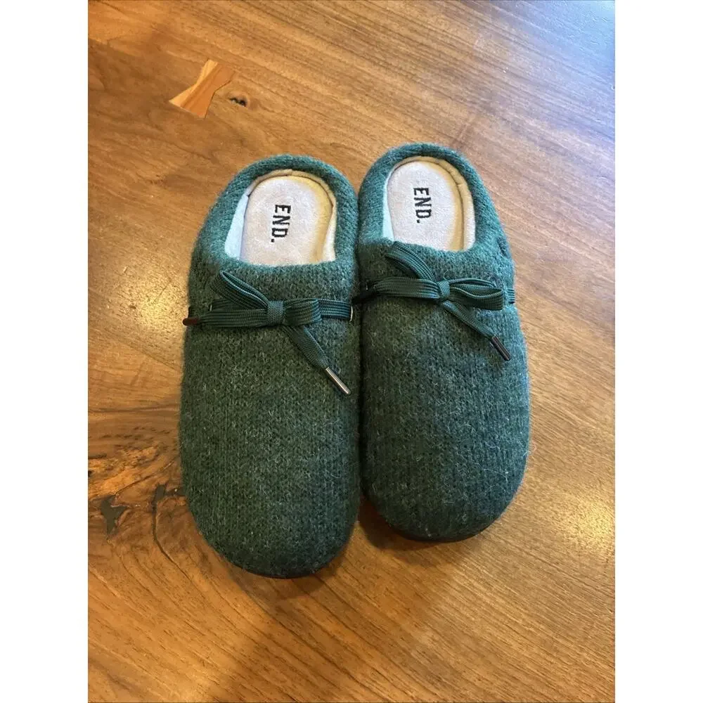 SUBU‎ Green Slippers Size 9 Shoes Women